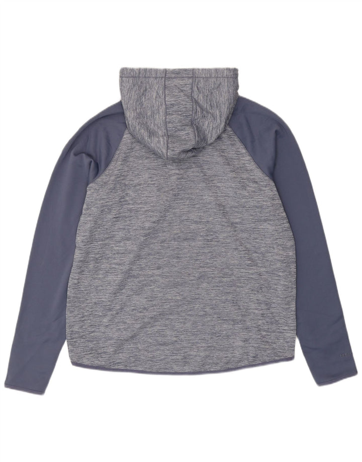 UNDER ARMOR Γυναικείο Cold Gear Hoodie Jumper UK 18 XL Blue Flecked