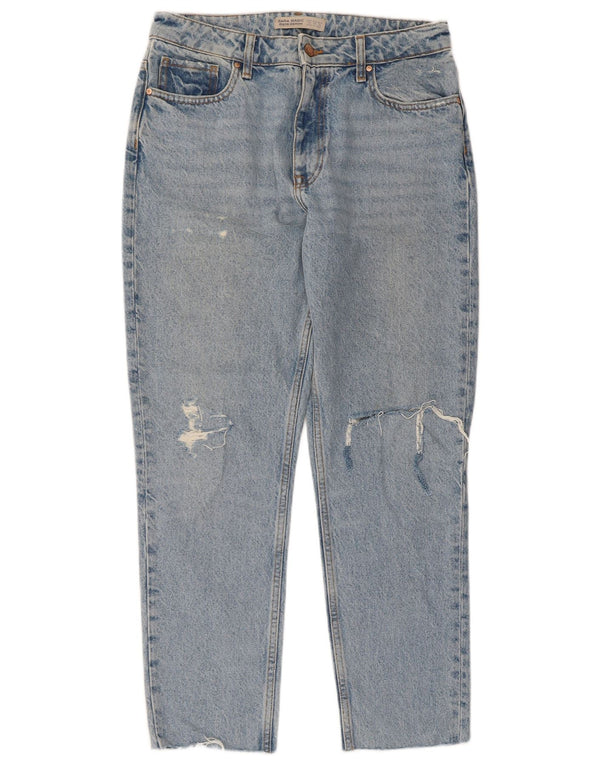 Zara Γυναικεία στενόχωρα τζιν EU 38 Small W28 L27 Μπλε βαμβακερό