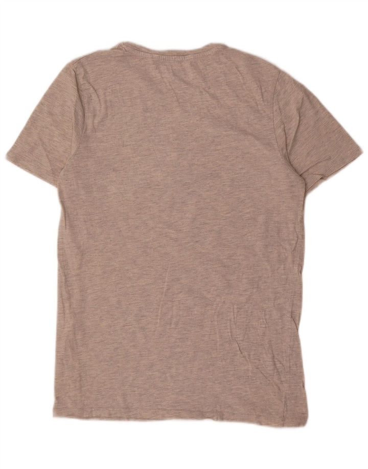 Ανδρικό γραφικό μπλουζάκι Jack & Jones, Βαμβακερό, μεσαίο γκρι
