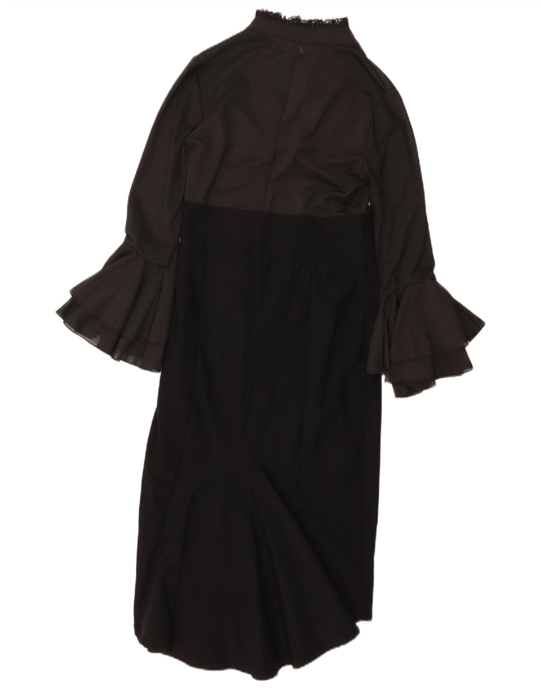 Γυναικείο μακρυμάνικο μάξι φόρεμα KILLSTAR UK 8 Small Black Colourblock