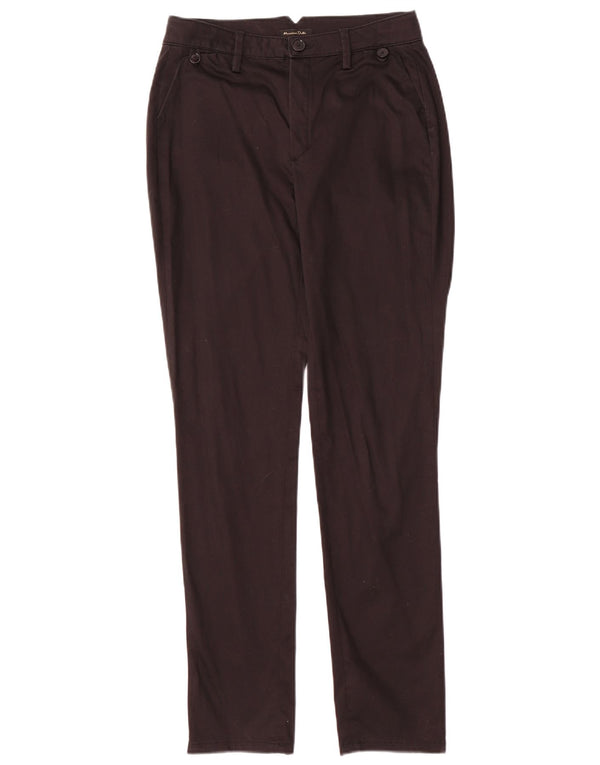 Massimo Dutti Γυναικείο λεπτό παντελόνι Chino EU 38 Small W26 L29 μαύρο