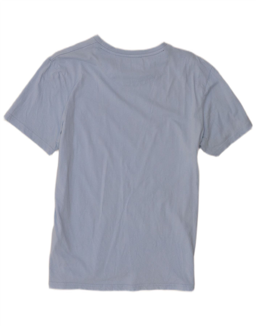 Lyle & Scott Ανδρικό T-Shirt Top Large Blue Colourblock Βαμβακερό
