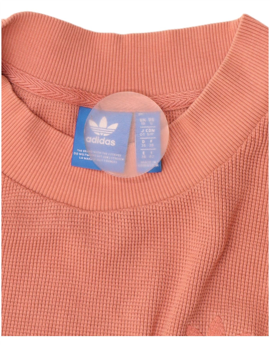 Γυναικείο φούτερ Adidas Oversized Jumper UK 10 Small Pink Βαμβακερό