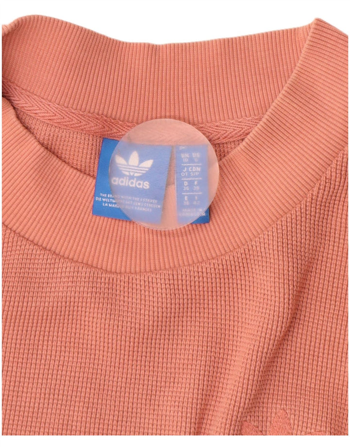 Γυναικείο φούτερ Adidas Oversized Jumper UK 10 Small Pink Βαμβακερό