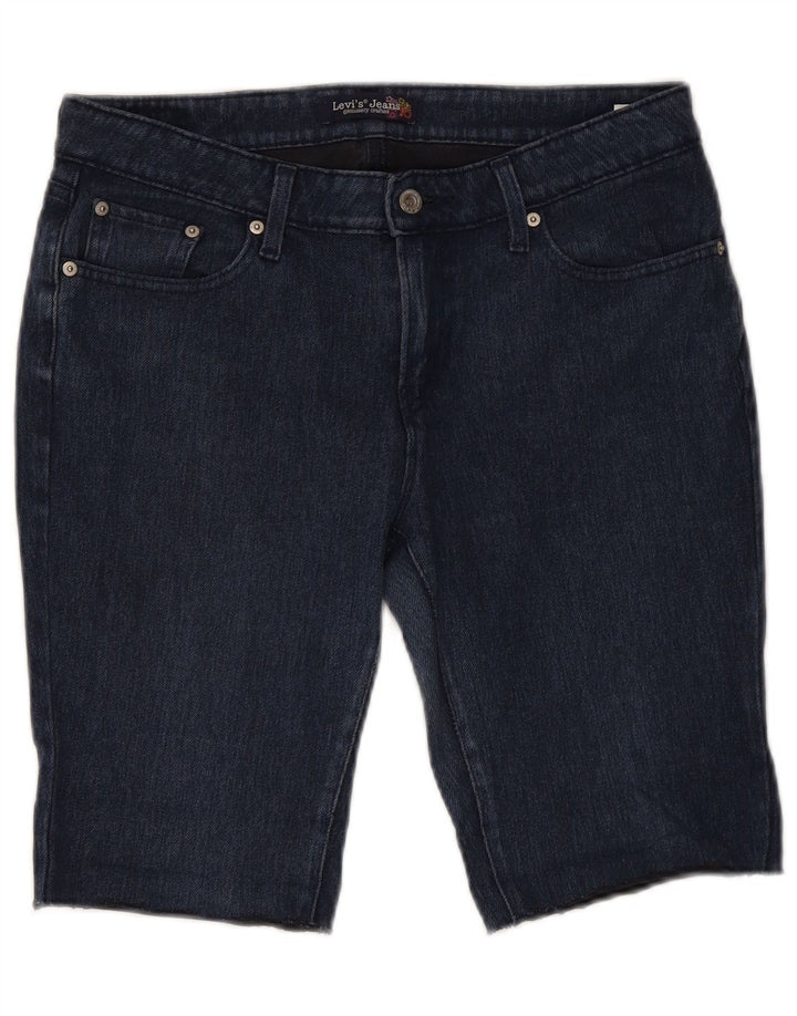 LEVI'S Womens Denim Shorts W32 Large Blue