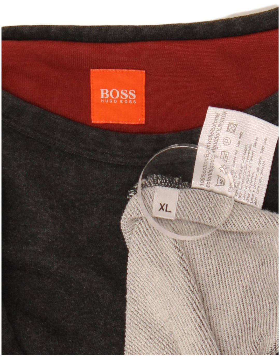 Ανδρικό φούτερ Hugo Boss Jumper XL Γκρι βαμβακερό