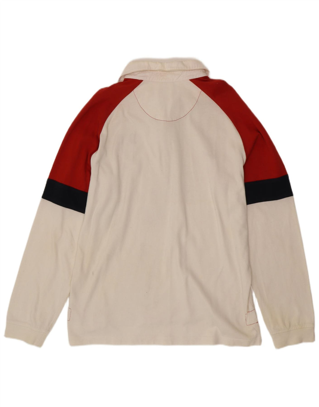 Ανδρικό μακρυμάνικο μπλουζάκι ράγκμπι πόλο NIKE UK 45/47 XL Λευκό Colourblock