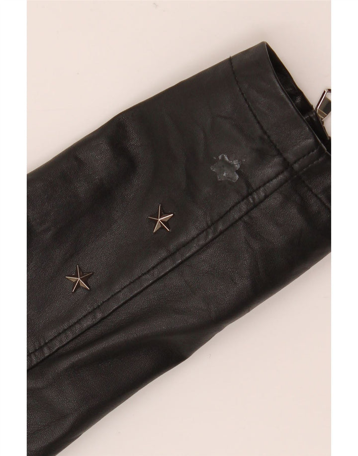 Conbipel Γυναικείο Δερμάτινο Μπουφάν Biker IT 40 Small Black Leather