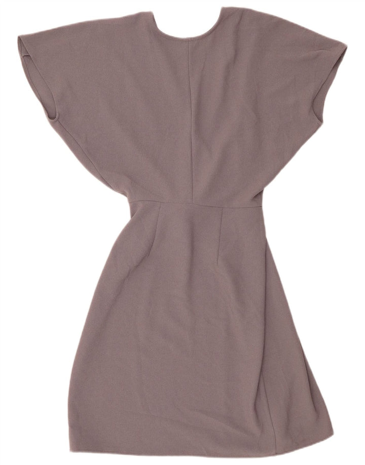 Topshop Γυναικείο φόρεμα με ρολό UK 8 Small Grey Polyester