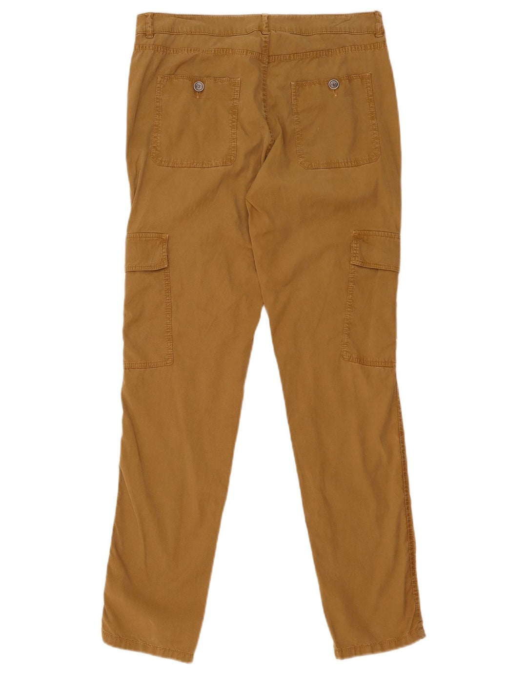 Massimo Dutti Γυναικείο λεπτό παντελόνι Cargo EU 38 Small W28 L31 Καφέ Lyocell