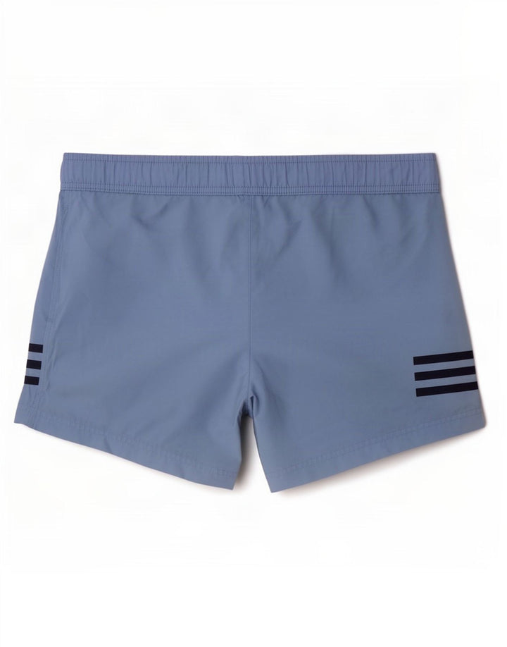 Ανδρικό αθλητικό σορτς Adidas μικρό μπλε πολυεστέρα