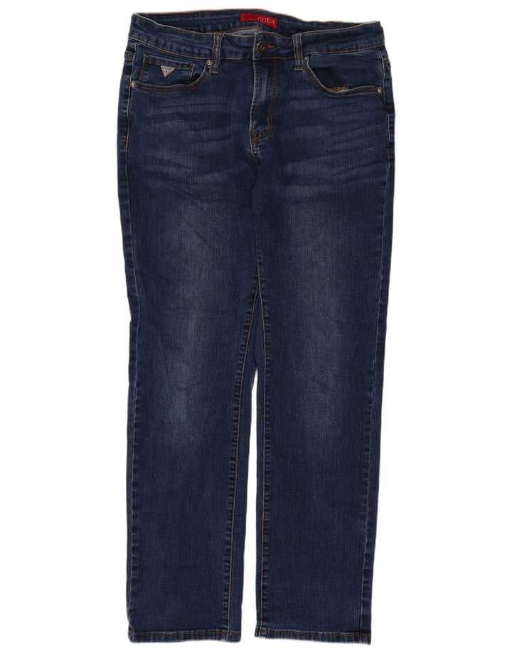Guess Γυναικείο Straight Slim Jeans W30 L28 Blue Cotton