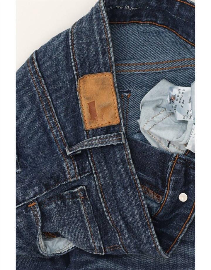 LEVI'S Γυναικείο Ψηλό Skinny Jeans W27 L24 Μπλε βαμβακερό