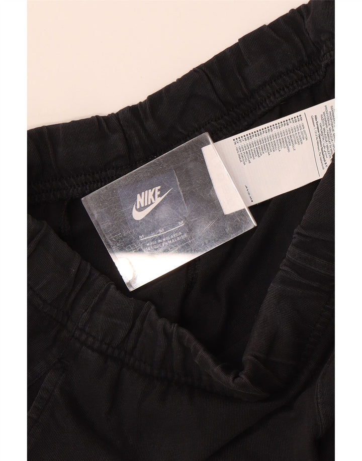 Ανδρικό γραφικό αθλητικό σορτς Nike, μεσαίο μαύρο βαμβακερό