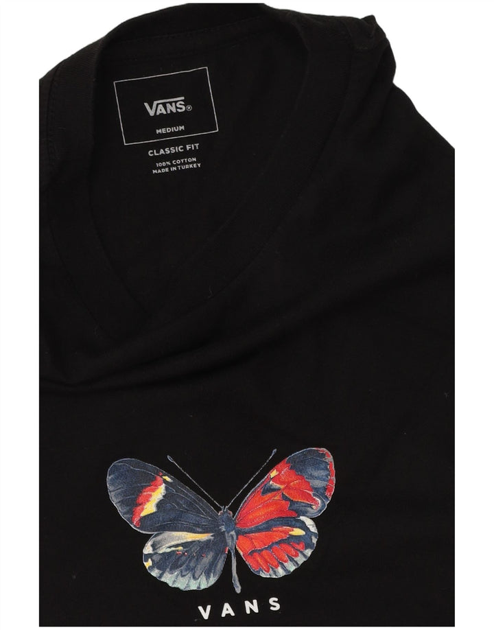 Ανδρικό Vans Classic Fit Graphic Top Μακρυμάνικο μεσαίο μαύρο βαμβακερό πεταλούδα