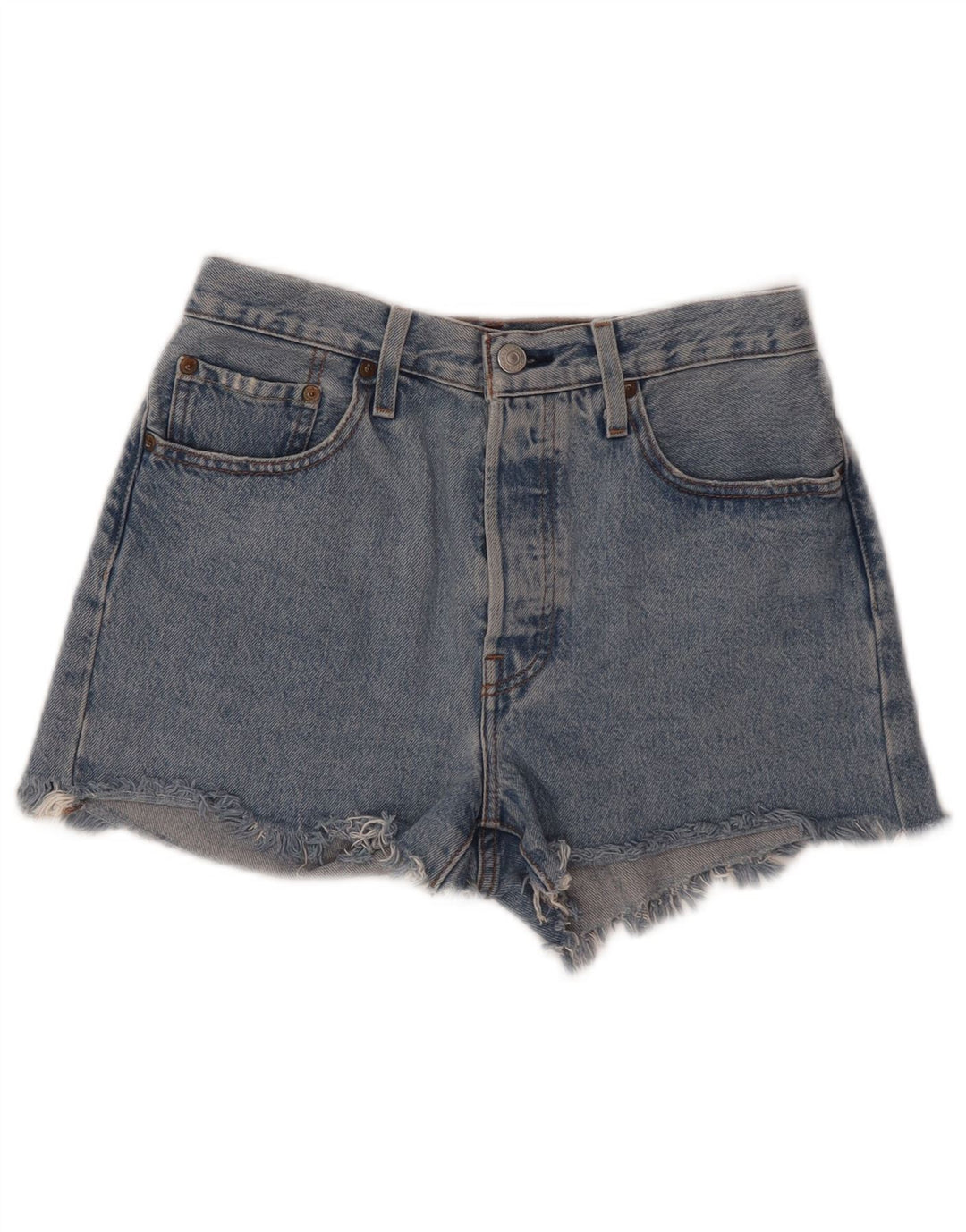 LEVI'S Γυναικείο Σορτς Τζιν 501 W27 Μικρό Μπλε Βαμβακερό