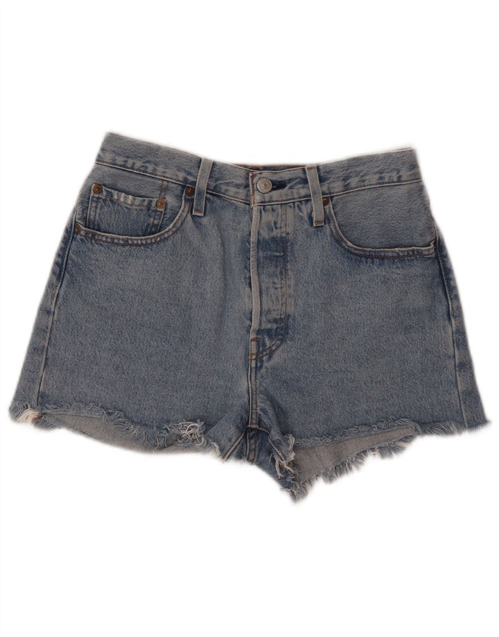 LEVI'S Γυναικείο Σορτς Τζιν 501 W27 Μικρό Μπλε Βαμβακερό