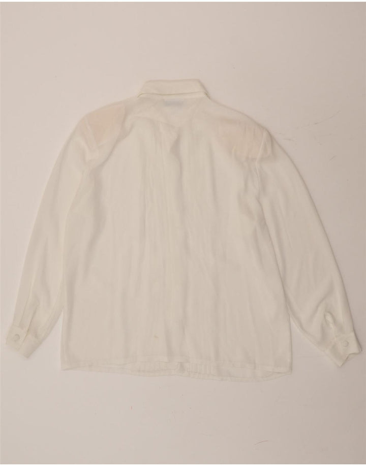 Alfred Dunner Γυναικεία μπλούζα See Through Shirt UK 14 Large White