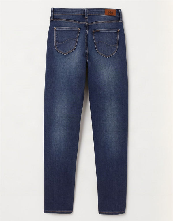 Lee Womens Jodee Ultra Skinny Jeans W25 L27 Navy Blue Cotton