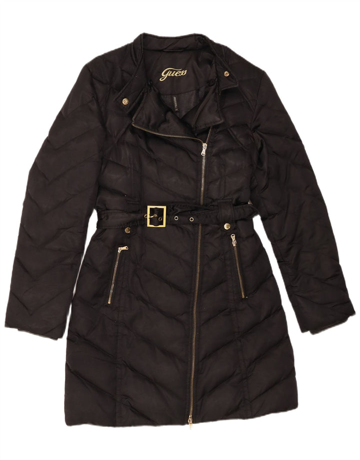 Guess Γυναικείο παλτό UK 10 Small Black Nylon