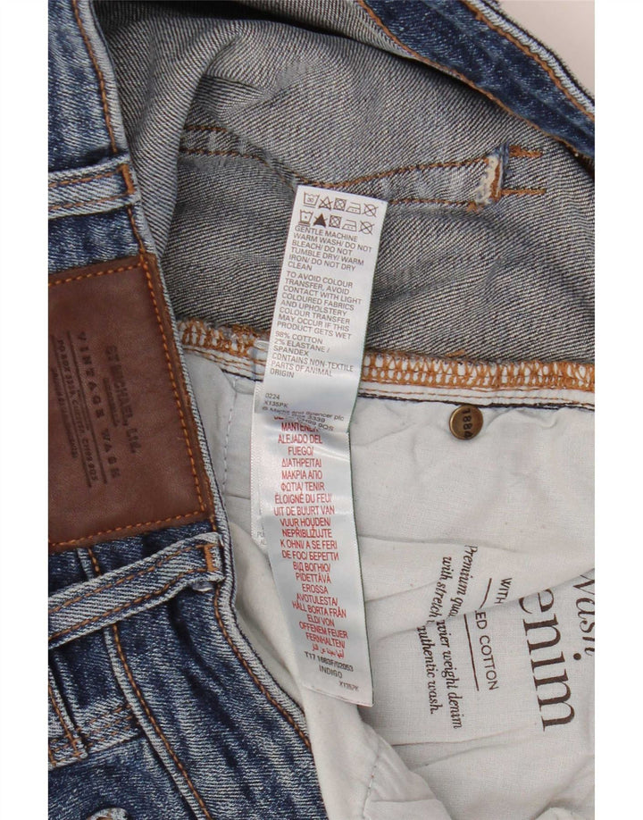 Ανδρικό τζιν ίσιο Marks & Spencer W38 L31 Μπλε βαμβακερό