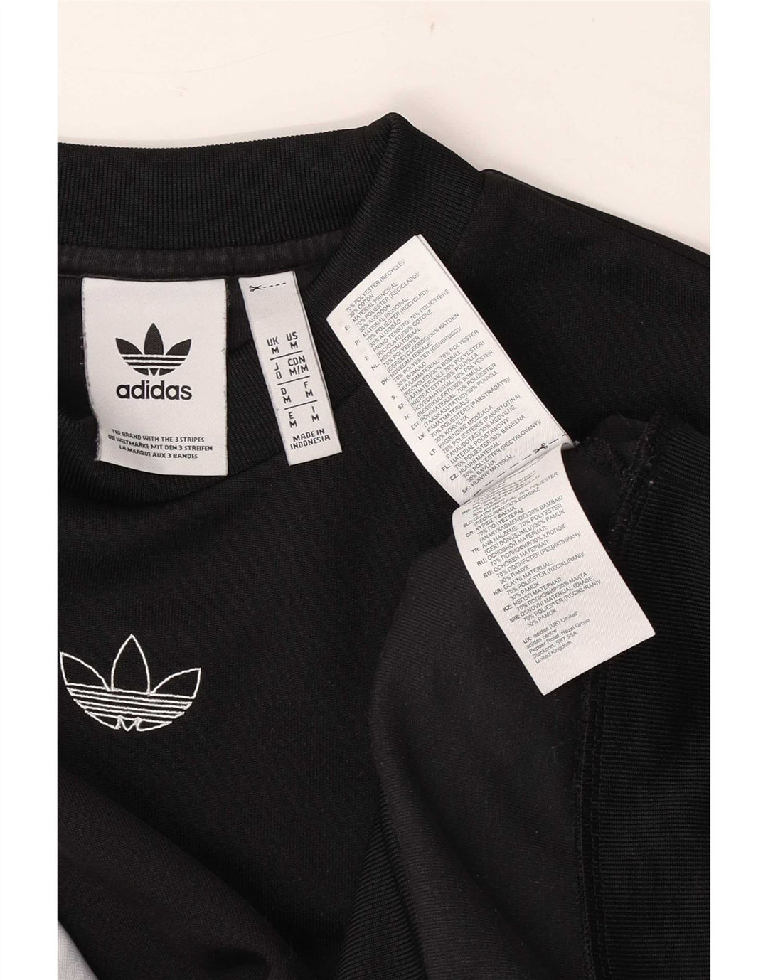 Ανδρικό γραφικό φούτερ Adidas Jumper Medium Black Colourblock Polyester