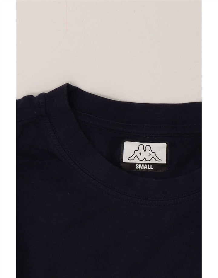 Ανδρικό γραφικό T-Shirt Kappa Top Small Navy Blue