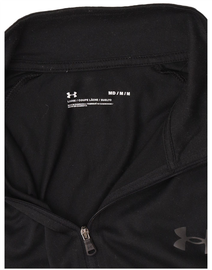 Ανδρική φόρμα πουλόβερ με φερμουάρ Under Armour Top Medium Black
