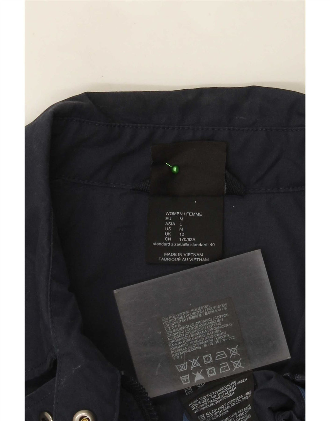 Jack Wolfskin Γυναικείο Utility Jacket UK 12 Medium Navy Blue Polyester