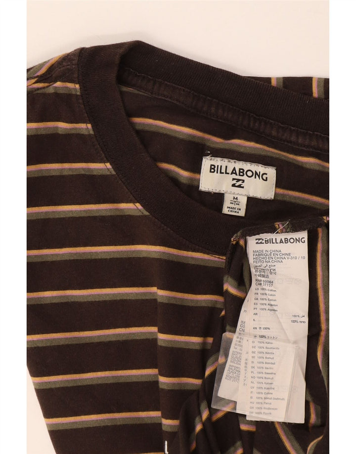 Ανδρικό T-Shirt Billabong Top Βαμβακερό μεσαίο καφέ ριγέ