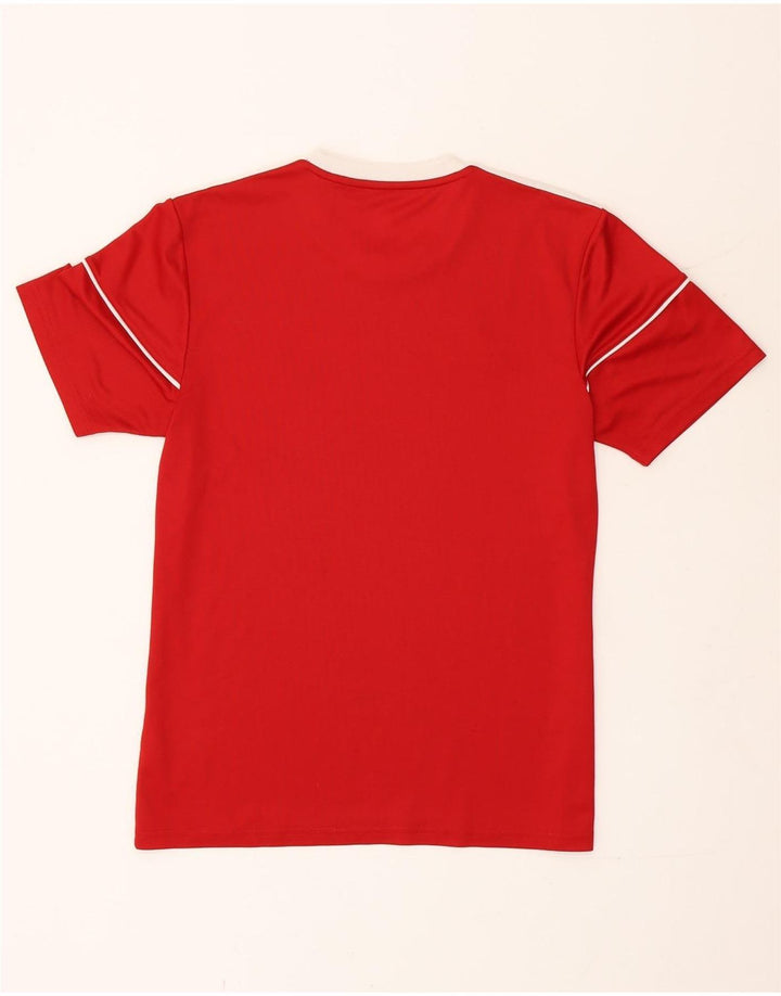 Adidas Ανδρικό T-Shirt Climalite Top Small Red Polyester