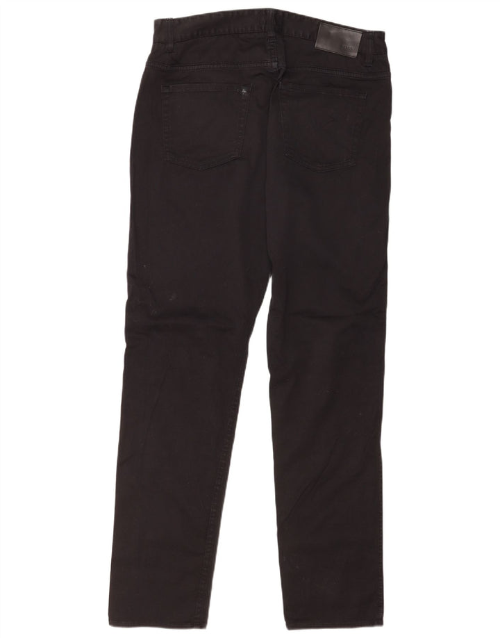 Ανδρικό τζιν Hugo Boss Slim W34 L34 Μαύρο βαμβακερό