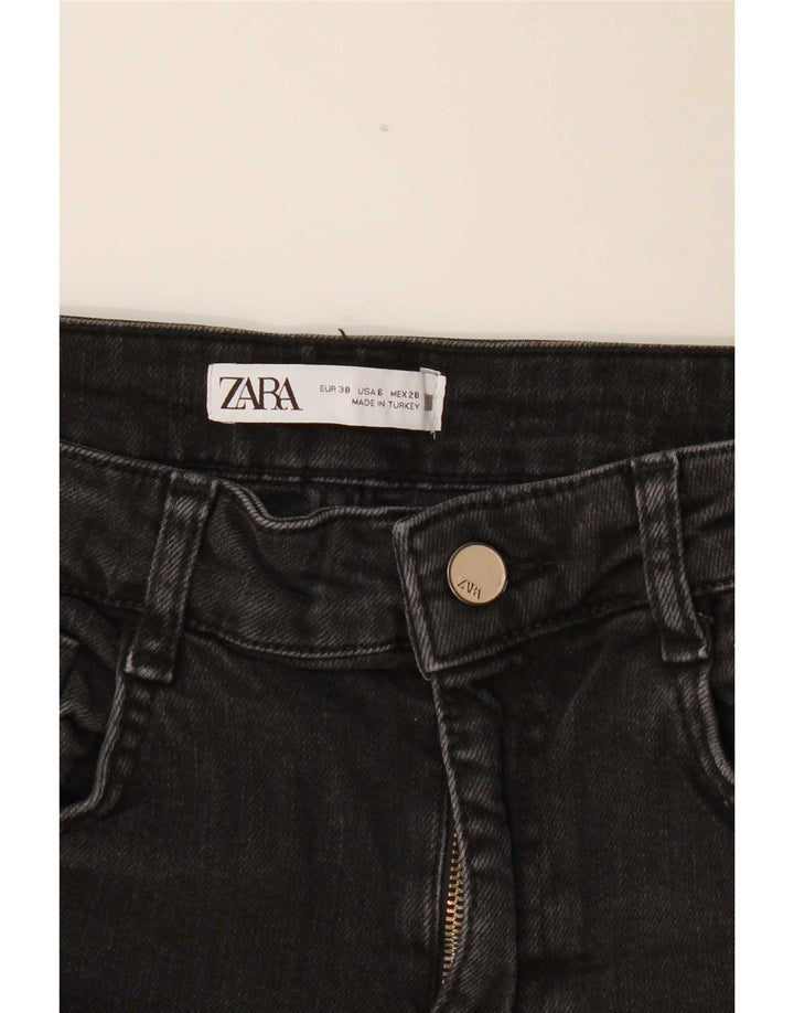 Zara Γυναικείο ίσιο τζιν EU 38 Small W28 L26 Μαύρο