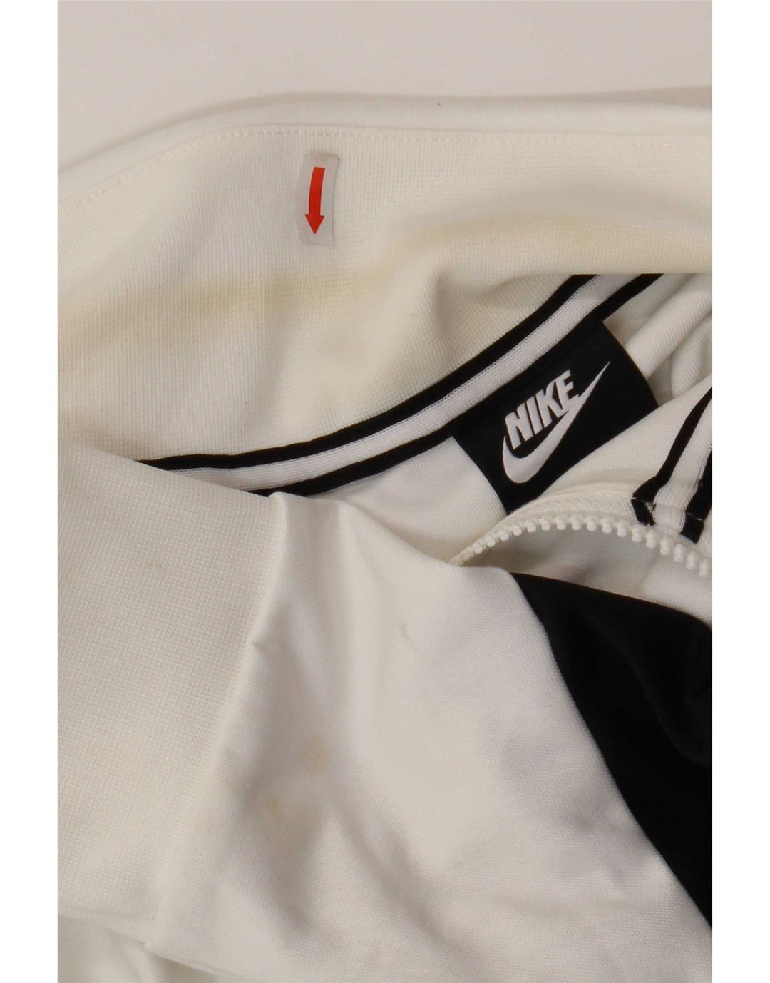 Ανδρική φόρμα φόρμας Nike με γραφικές φόρμες Nike Μπουφάν μεσαίου λευκού χρώματος πολυεστέρας