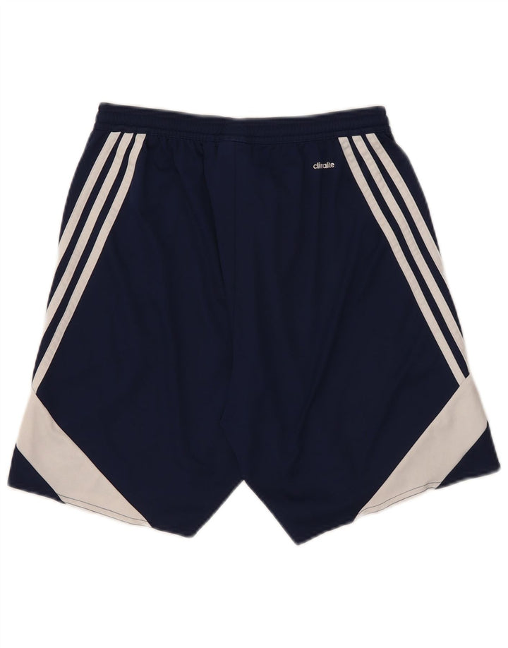 Ανδρικό αθλητικό σορτς Adidas Climalite Small Navy Blue Colorblock Πολυεστέρας