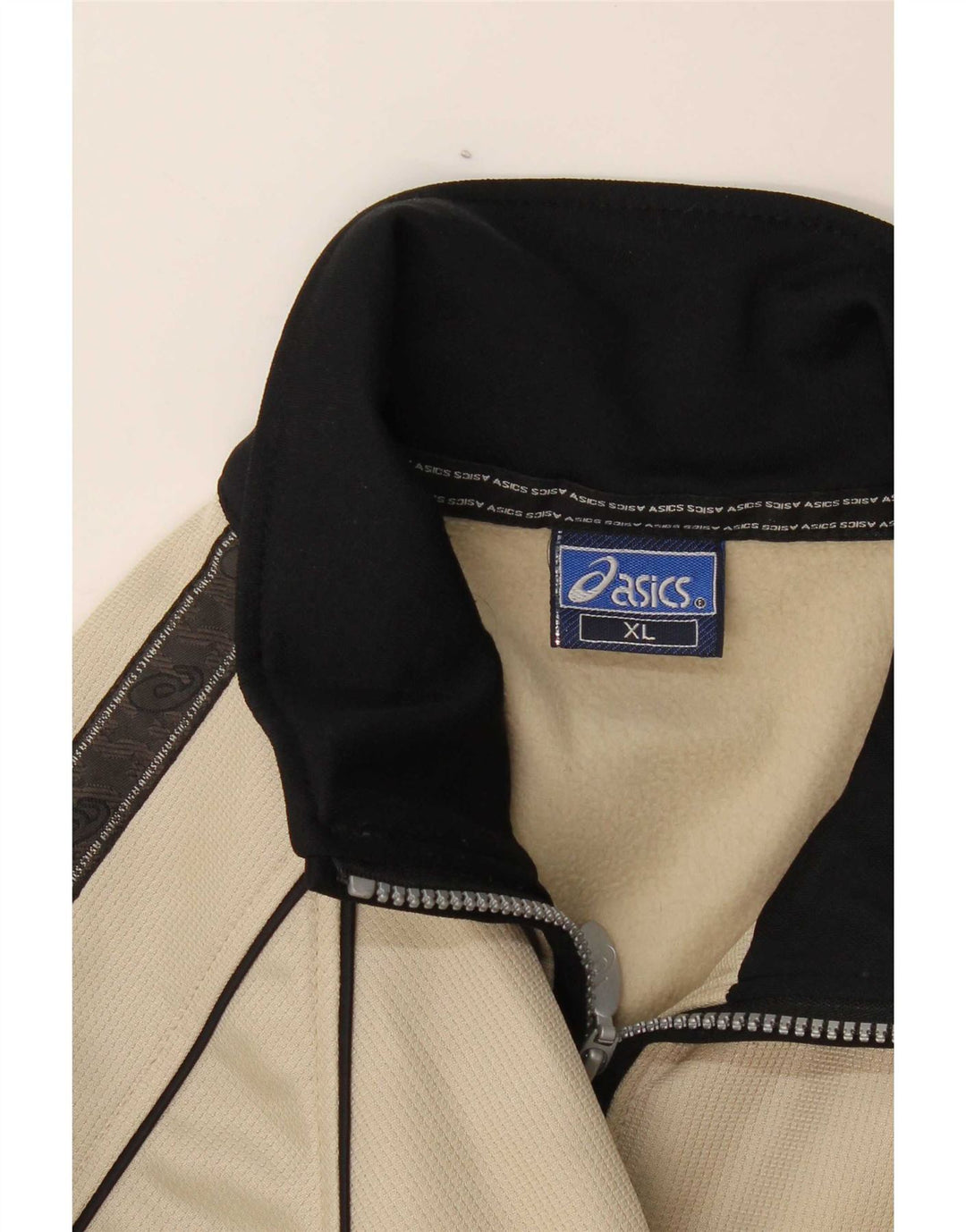 Ανδρική φόρμα Asics Top Jacket XL Beige Colourblock