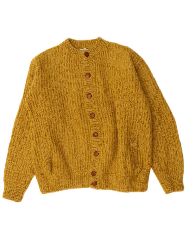 Γυναικείο πουλόβερ Benetton Cardigan UK 16 Large Yellow