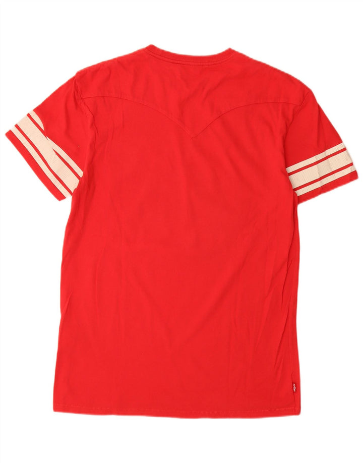 Ανδρικό γραφικό μπλουζάκι LEVI'S San Francisco Top Μεσαίο κόκκινο βαμβακερό