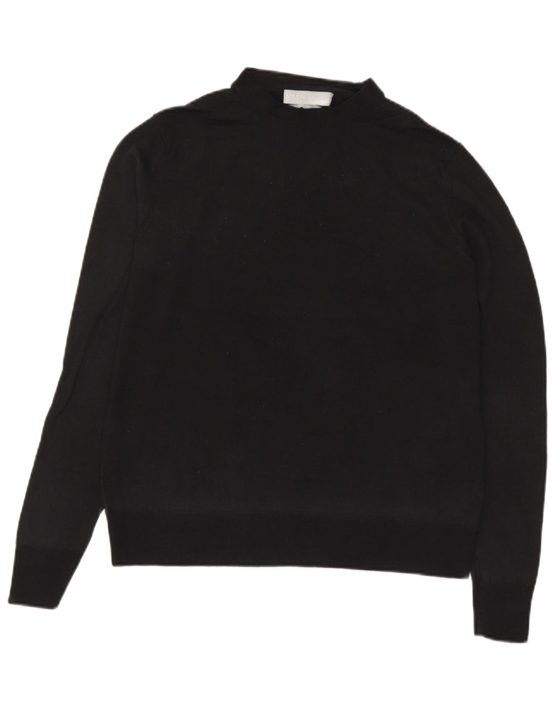 Marks & Spencer Γυναικείο πουλόβερ με λαιμό χελώνα UK 10 Small Black