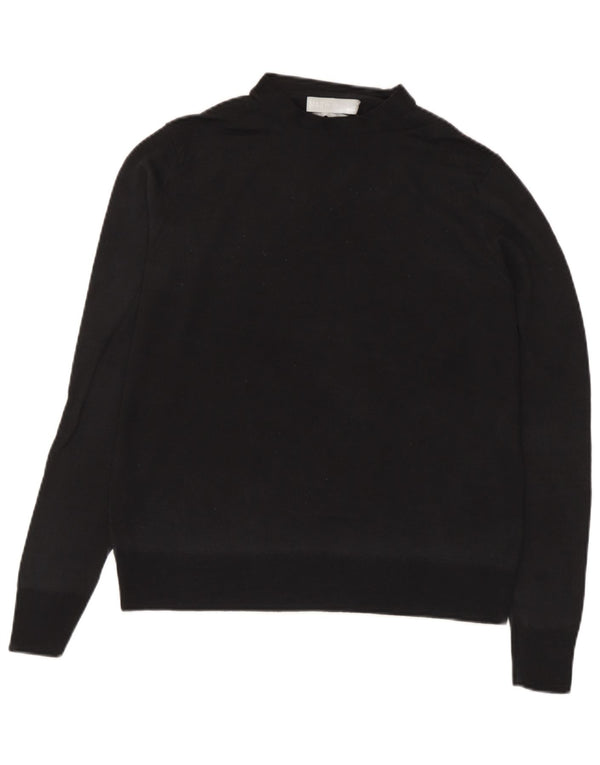 Marks & Spencer Γυναικείο πουλόβερ με λαιμό χελώνα UK 10 Small Black