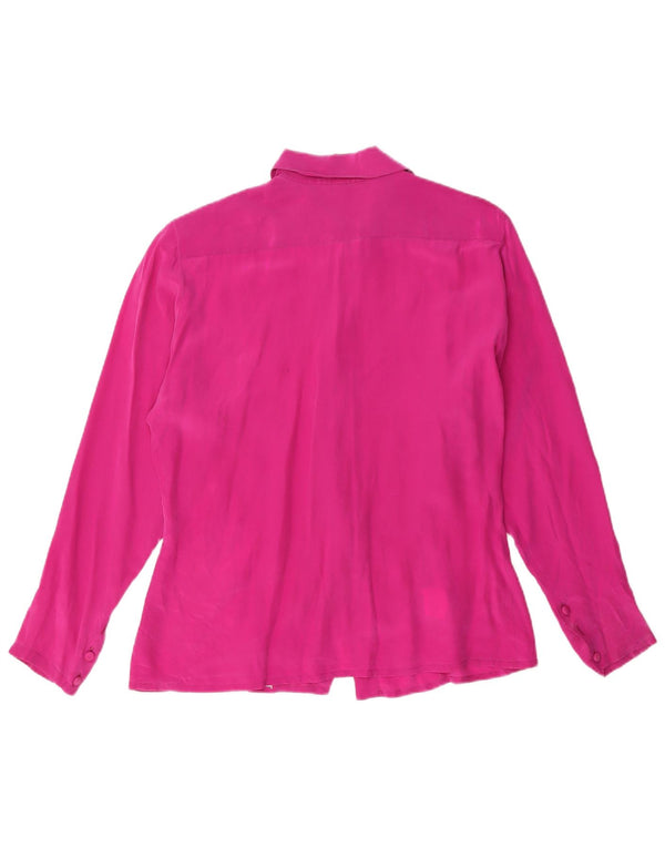 Pancaldi & B Womens Shirt Blouse US 0 XS Pink