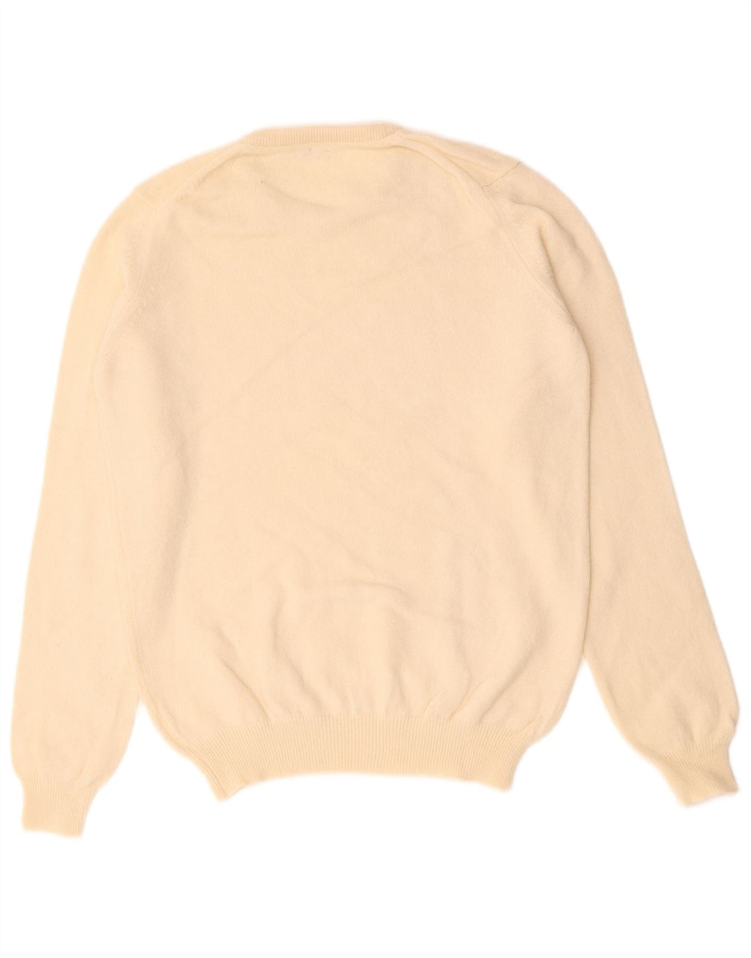 Γυναικείο πουλόβερ με λαιμόκοψη VINTAGE UK 14 Medium Beige
