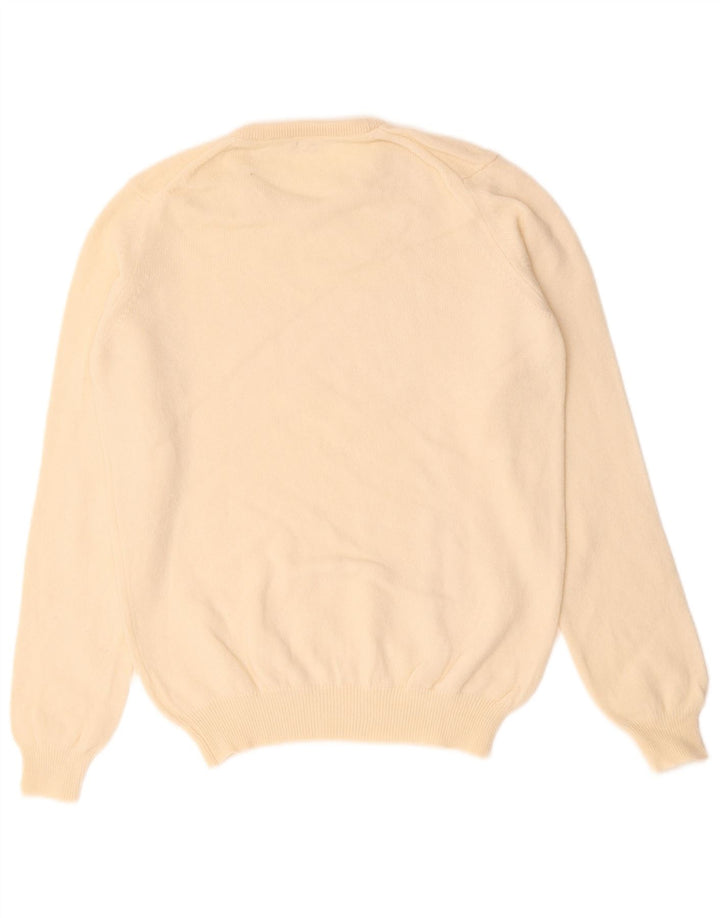 Γυναικείο πουλόβερ με λαιμόκοψη VINTAGE UK 14 Medium Beige