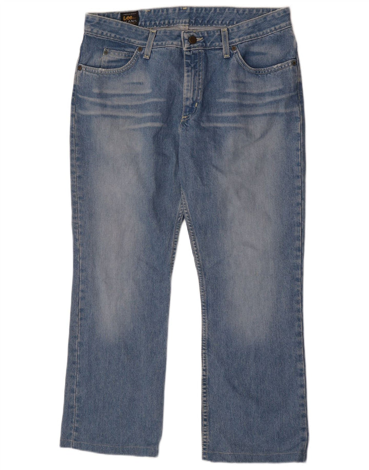 Lee Womens Cameron Bootcut Jeans W34 L27 Μπλε βαμβακερό
