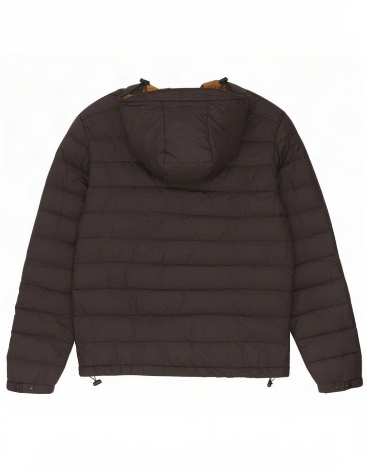 Zara Ανδρικό μπουφάν με κουκούλα UK 38 Medium Black Nylon