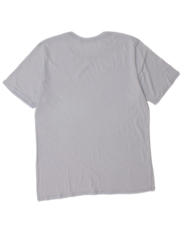 NIKE Mens Athletic Cut T-Shirt Top Large Blue