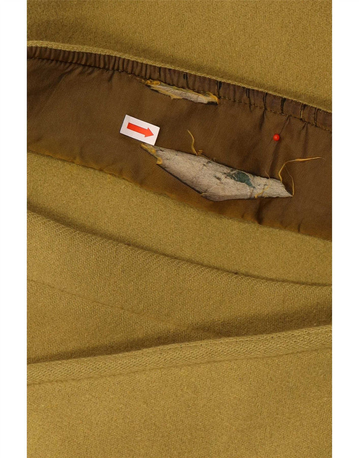 Vintage Ανδρικό παλτό Duffle με κουκούλα IT 52 XL Κίτρινο