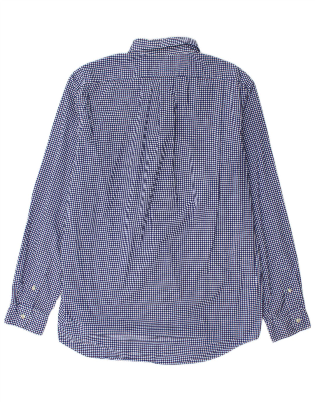 RALPH LAUREN Ανδρικό πουκάμισο Classic Fit Large Blue Gingham Cotton