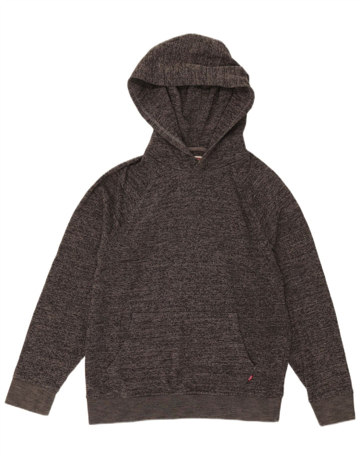 Ανδρικό πουλόβερ Levi's Relaxed Hooded Jumper Μικρό γκρι βαμβακερό