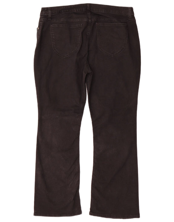 Lee Womens Riders Ψηλόμεσο τζιν μποτάκι US 18 2XL W36 L28 μαύρο βαμβακερό